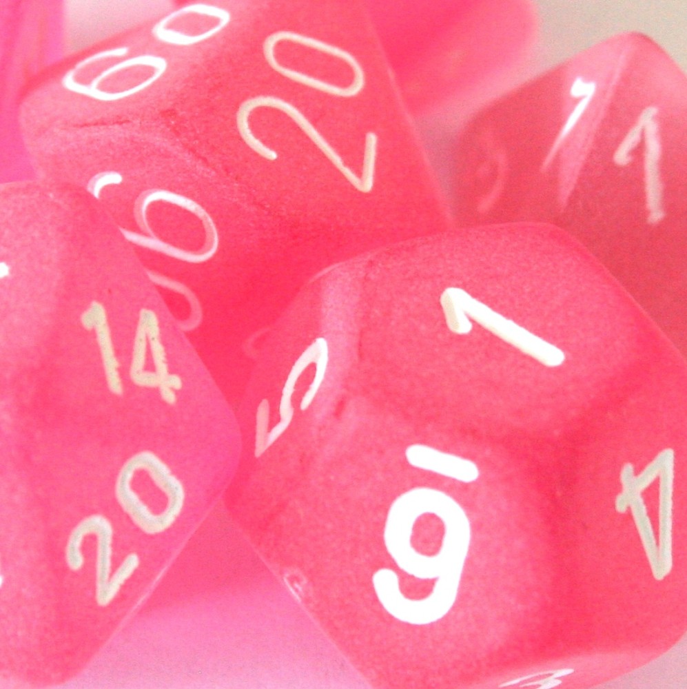 Chessex Frosted Pink